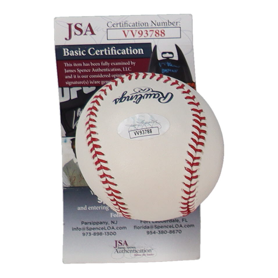 Jorge Posada Signed OML Baseball (JSA) at PristineAuction.com Jorge Posada Signed OML Baseball (JSA) at PristineAuction.com