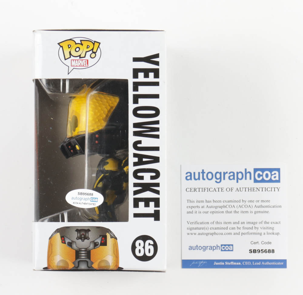 Corey Stoll Signed "Ant-Man" #86 Yellow Jacket Funko Pop! Vinyl Figure (AutographCOA) at PristineAuction.com Corey Stoll Signed "Ant-Man" #86 Yellow Jacket Funko Pop! Vinyl Figure (AutographCOA) at PristineAuction.com
