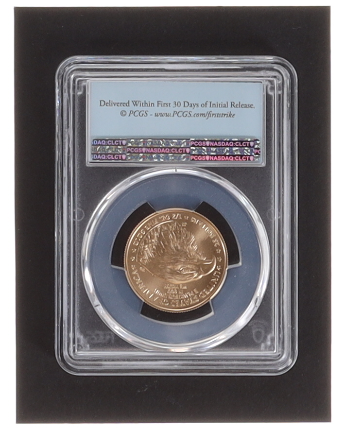 2021 American Eagle 1 oz .999 Fine Gold $25 Dollar Coin, Type 2 (PCGS MS70) at PristineAuction.com 2021 American Eagle 1 oz .999 Fine Gold $25 Dollar Coin, Type 2 (PCGS MS70) at PristineAuction.com