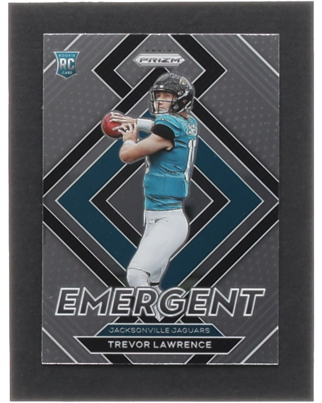 Trevor Lawrence 2021 Panini Prizm Emergent #1 RC at PristineAuction.com Trevor Lawrence 2021 Panini Prizm Emergent #1 RC at PristineAuction.com