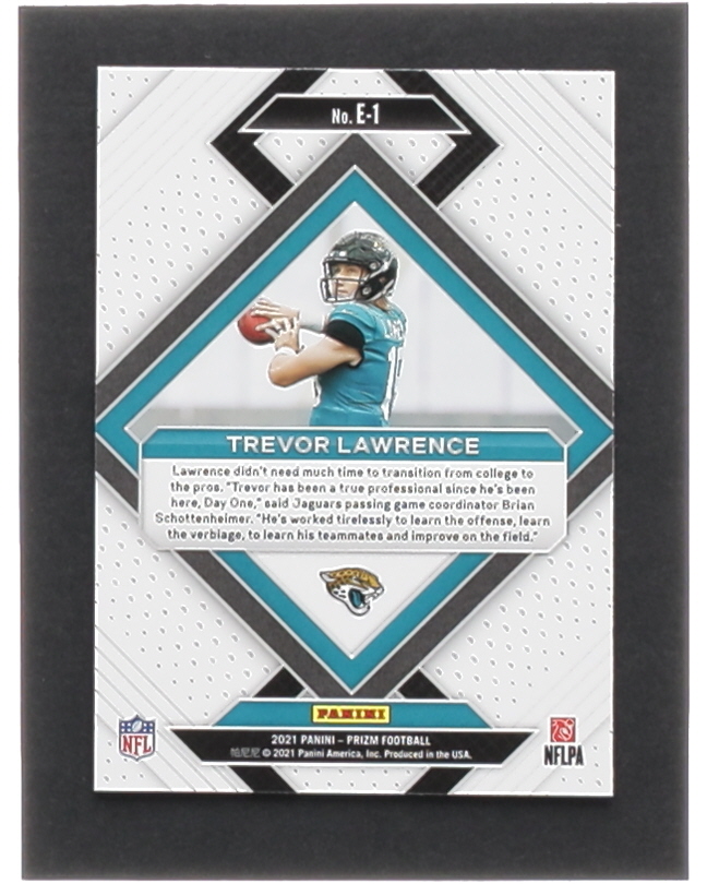 Trevor Lawrence 2021 Panini Prizm Emergent #1 RC at PristineAuction.com Trevor Lawrence 2021 Panini Prizm Emergent #1 RC at PristineAuction.com