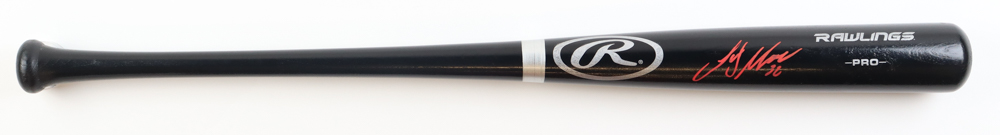 Joey Meneses Signed Rawlings Pro Baseball Bat (JSA) at PristineAuction.com Joey Meneses Signed Rawlings Pro Baseball Bat (JSA) at PristineAuction.com