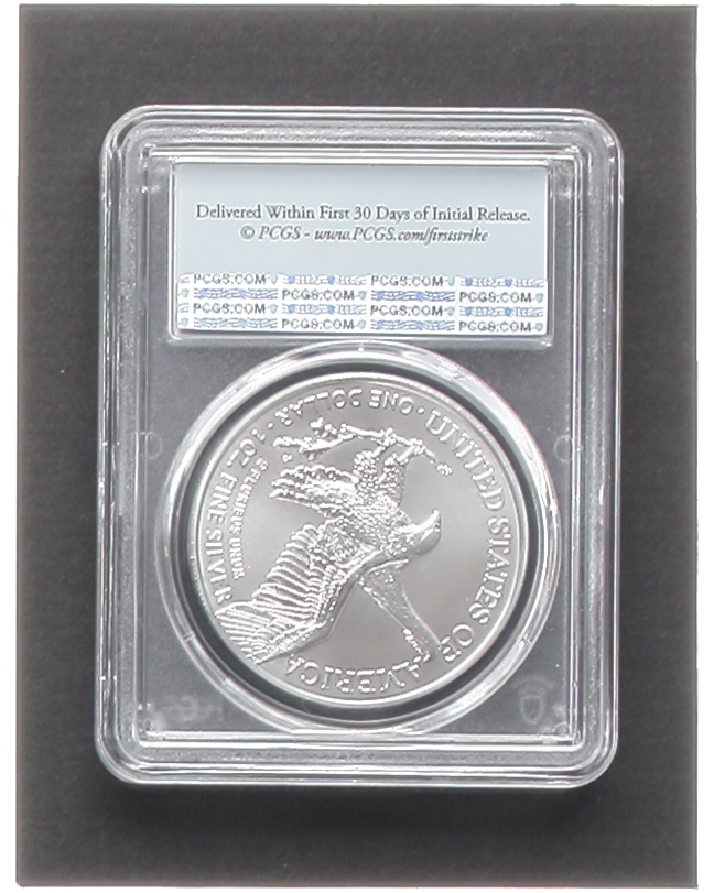 2023 American Eagle Silver Dollar - First Strike Label (PCGS MS69) at PristineAuction.com 2023 American Eagle Silver Dollar - First Strike Label (PCGS MS69) at PristineAuction.com