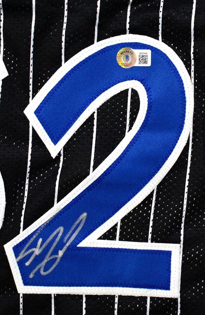Shaquille O'Neal Signed Career Highlight Stat Jersey (Beckett) at PristineAuction.com Shaquille O'Neal Signed Career Highlight Stat Jersey (Beckett) at PristineAuction.com