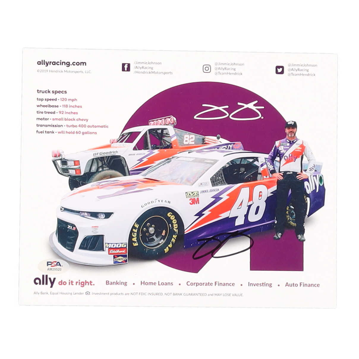 Jimmie Johnson Signed NASCAR 8x10 Photo (PSA) at PristineAuction.com Jimmie Johnson Signed NASCAR 8x10 Photo (PSA) at PristineAuction.com