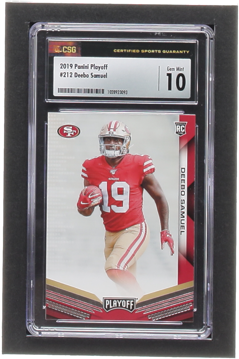 Deebo Samuel 2019 Playoff #212 RC (CSG 10) at PristineAuction.com Deebo Samuel 2019 Playoff #212 RC (CSG 10) at PristineAuction.com