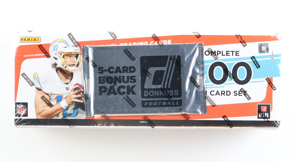 2021 Donruss Football Complete Set of (400) Cards with Mac Jones RR #255 RC, Zach Wilson RR #252 RC, Trevor Lawrence RR #251 RC, Trey Lance RR #254 RC at PristineAuction.com 2021 Donruss Football Complete Set of (400) Cards with Mac Jones RR #255 RC, Zach Wilson RR #252 RC, Trevor Lawrence RR #251 RC, Trey Lance RR #254 RC at PristineAuction.com