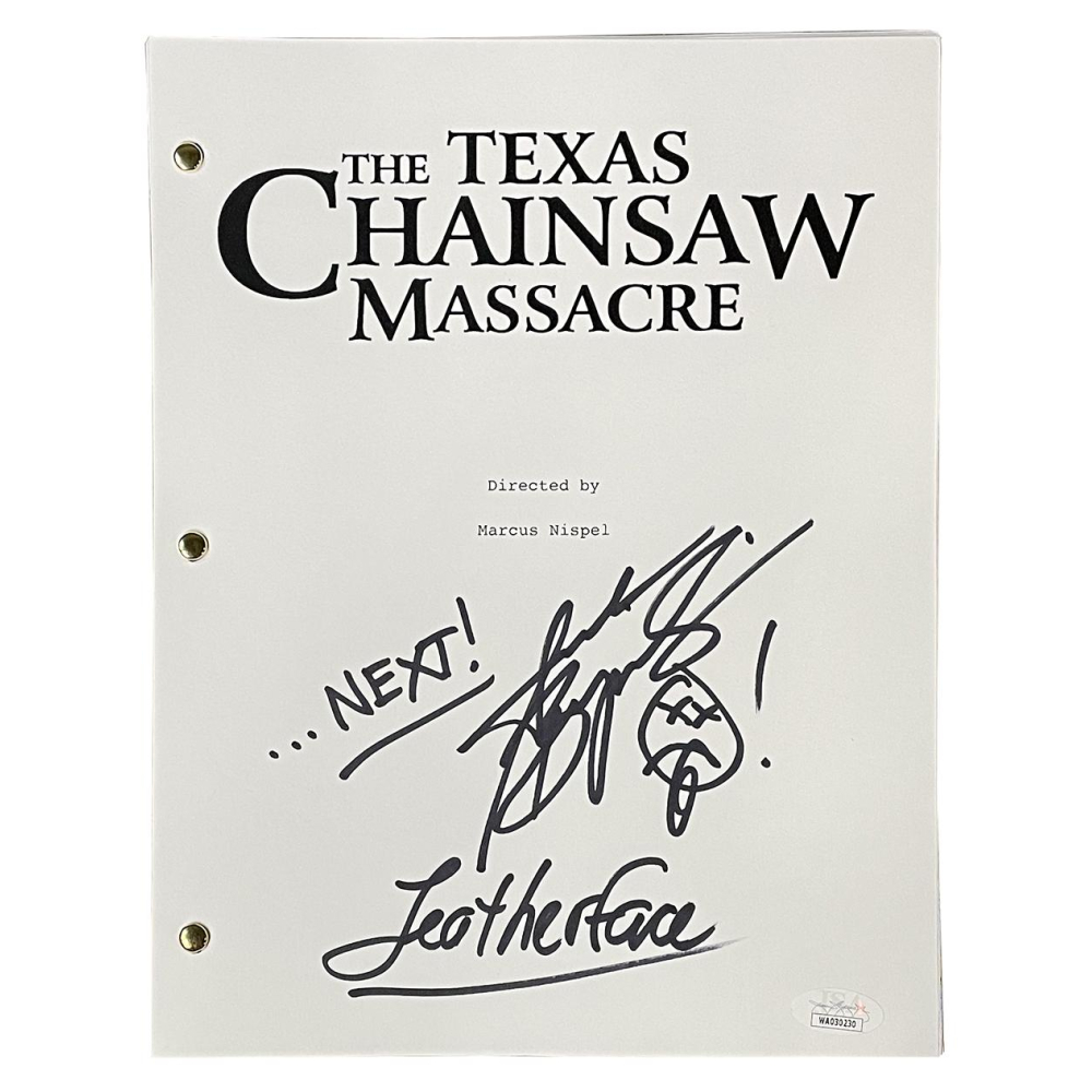 Texas Script Andrew Bryniarski Signed