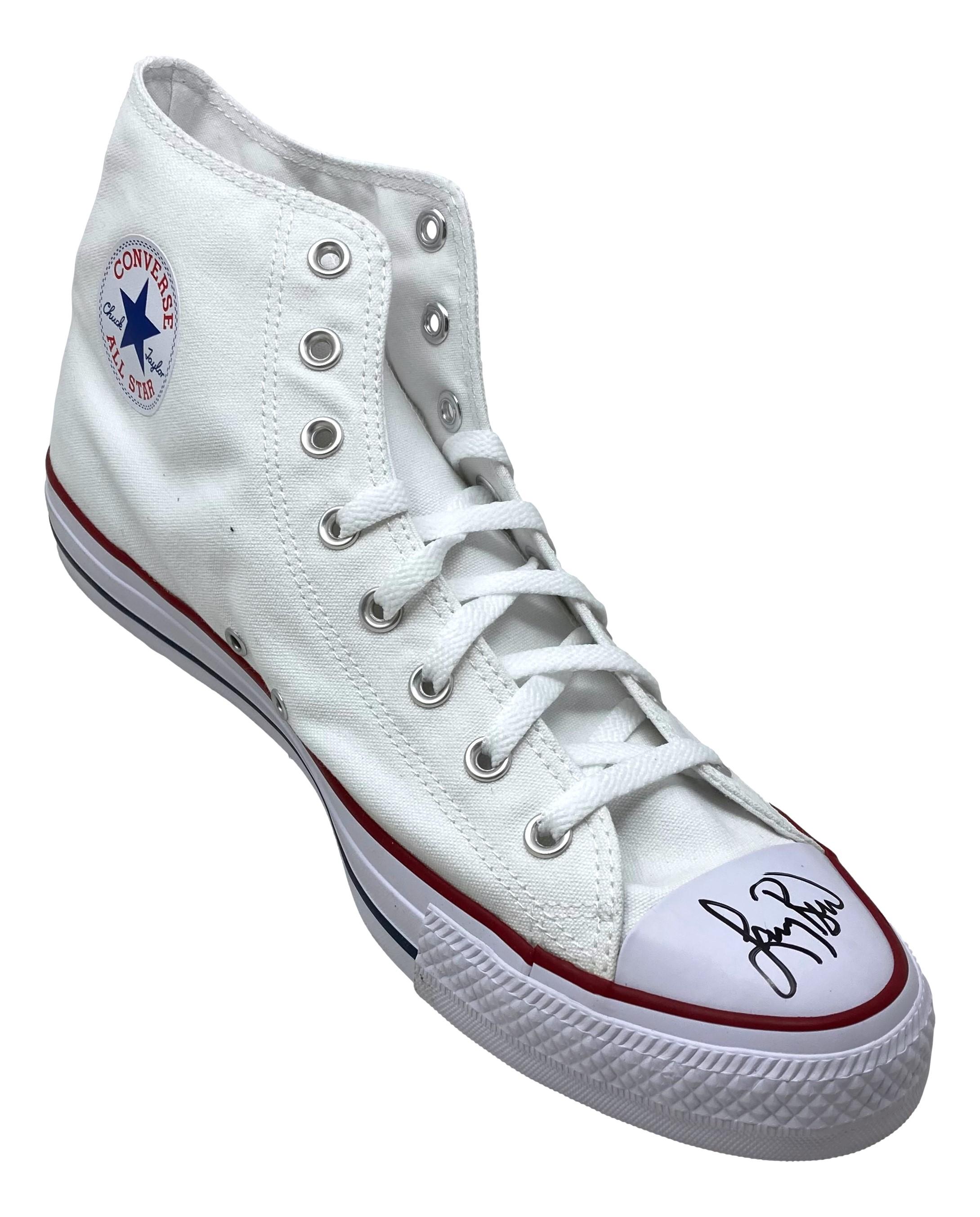 Larry Bird Signed Converse All-Star Chuck Taylor High Top Shoe (PSA) (See Description) at PristineAuction.com Larry Bird Signed Converse All-Star Chuck Taylor High Top Shoe (PSA) (See Description) at PristineAuction.com
