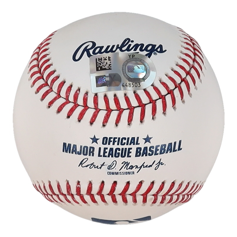 Dustin May Signed OML Baseball (MLB) at PristineAuction.com Dustin May Signed OML Baseball (MLB) at PristineAuction.com