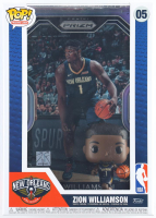 Zion Williamson Pelicans #05 Prizm Trading Card Funko Pop! NBA Cover Vinyl Figure at PristineAuction.com