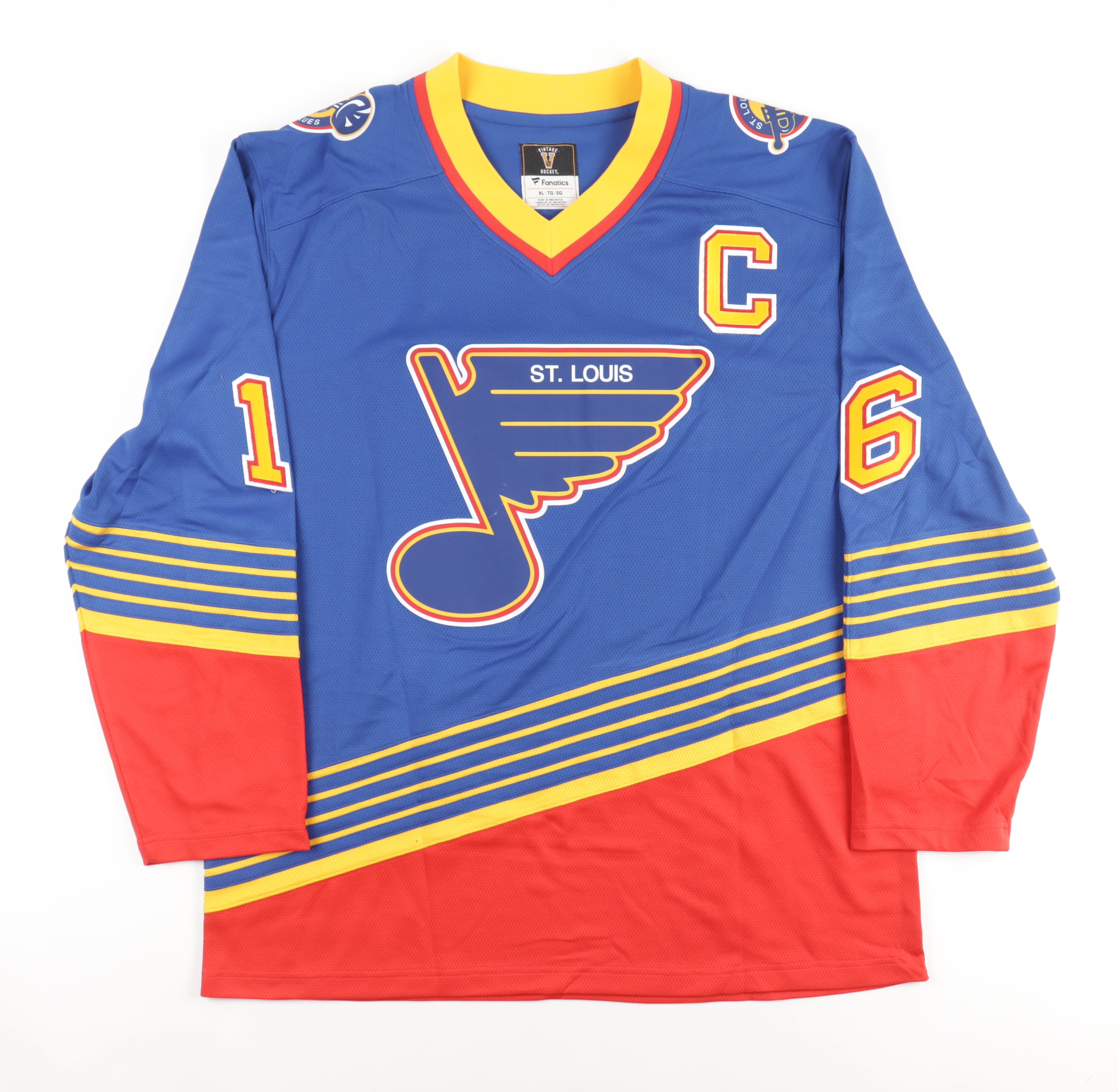 Brett Hull Signed Blues Jersey (AJ's) at PristineAuction.com Brett Hull Signed Blues Jersey (AJ's) at PristineAuction.com