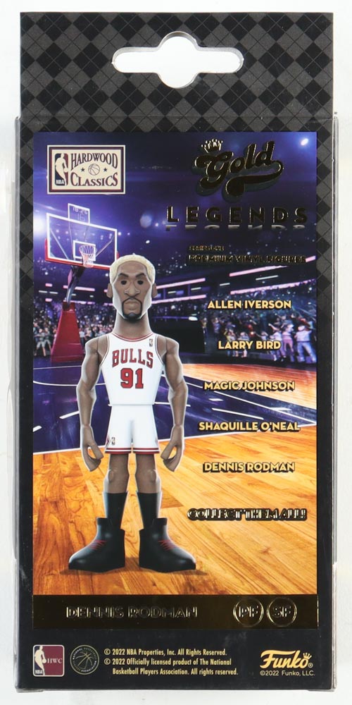 Dennis Rodman Funko Gold Legends Premium Vinyl Figure at PristineAuction.com Dennis Rodman Funko Gold Legends Premium Vinyl Figure at PristineAuction.com