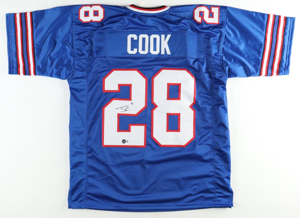James Cook Signed Jersey (Beckett) at PristineAuction.com James Cook Signed Jersey (Beckett) at PristineAuction.com