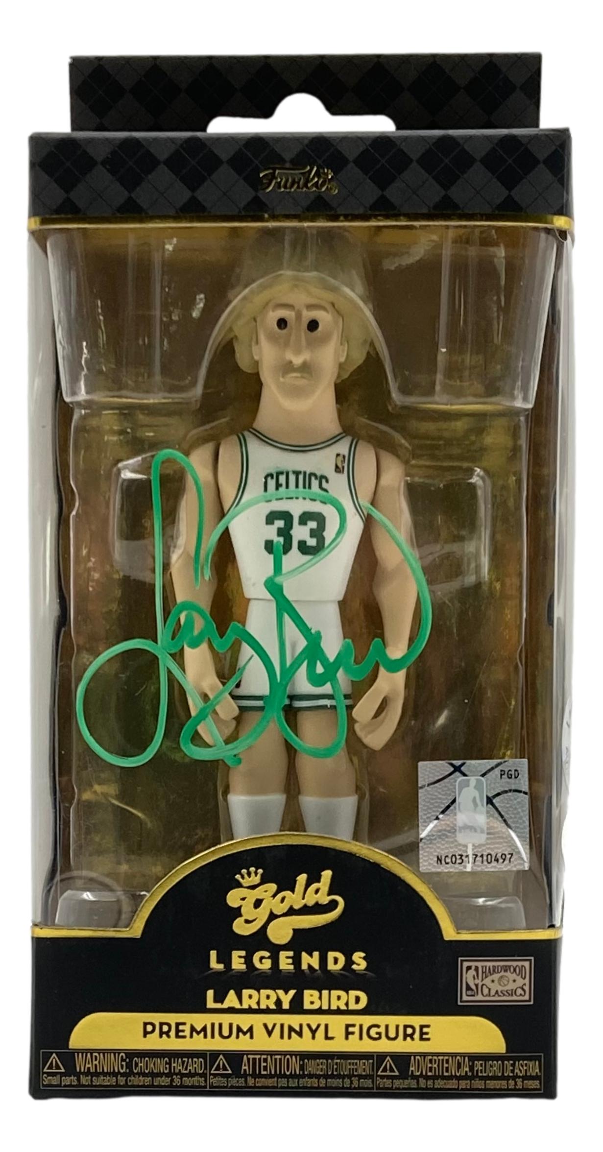 Larry Bird Signed Funko Gold Legends Premium Vinyl Figure (JSA & Bird) at PristineAuction.com Larry Bird Signed Funko Gold Legends Premium Vinyl Figure (JSA & Bird) at PristineAuction.com