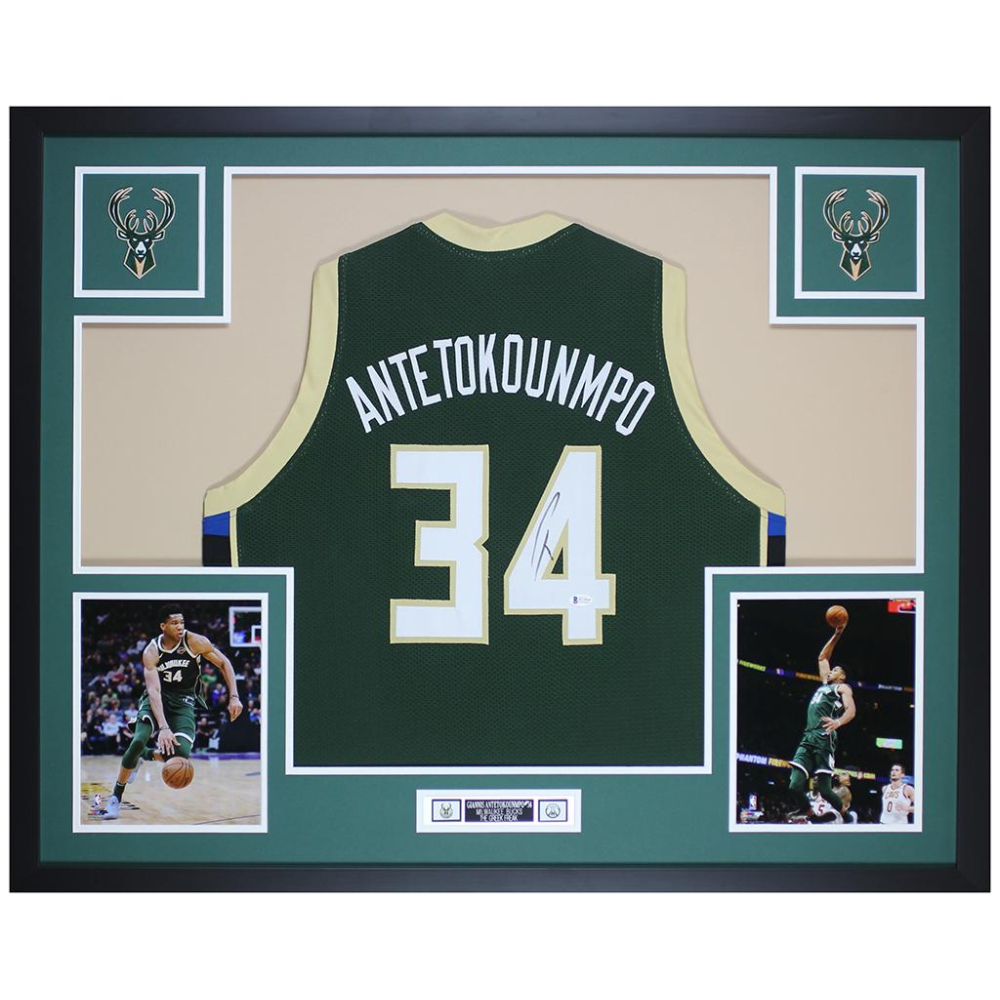 Giannis Antetokounmpo Personalized Bucks Jersey Giannis