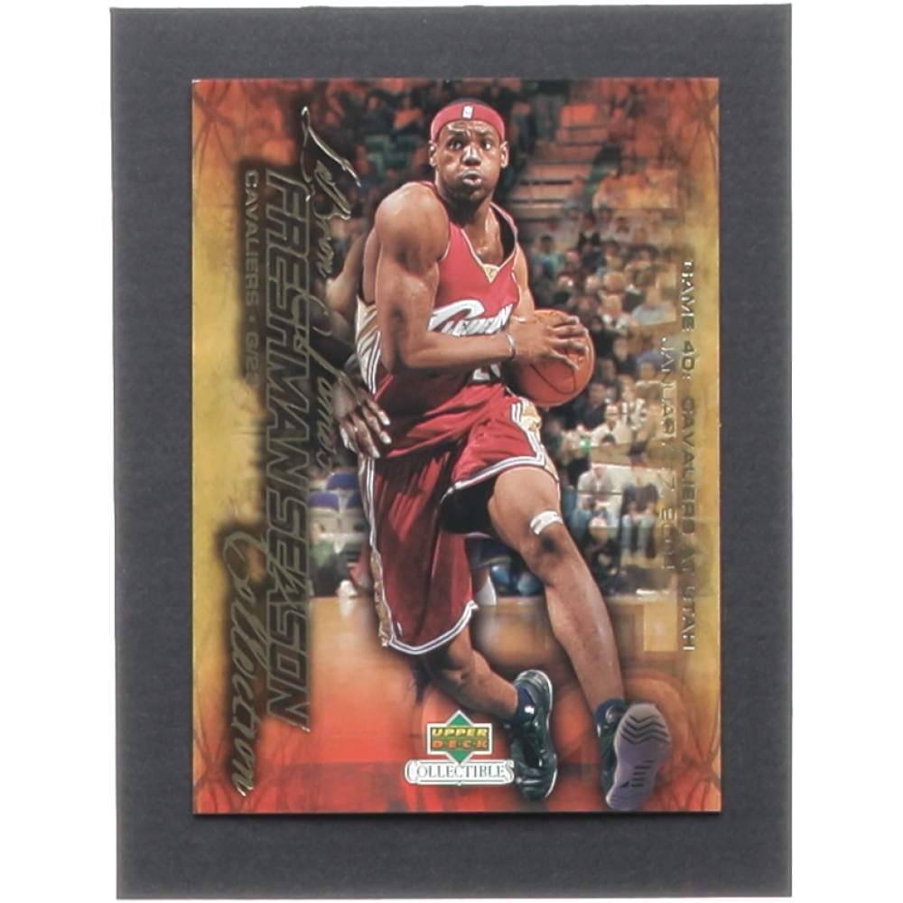 2004 upper deck lebron james card