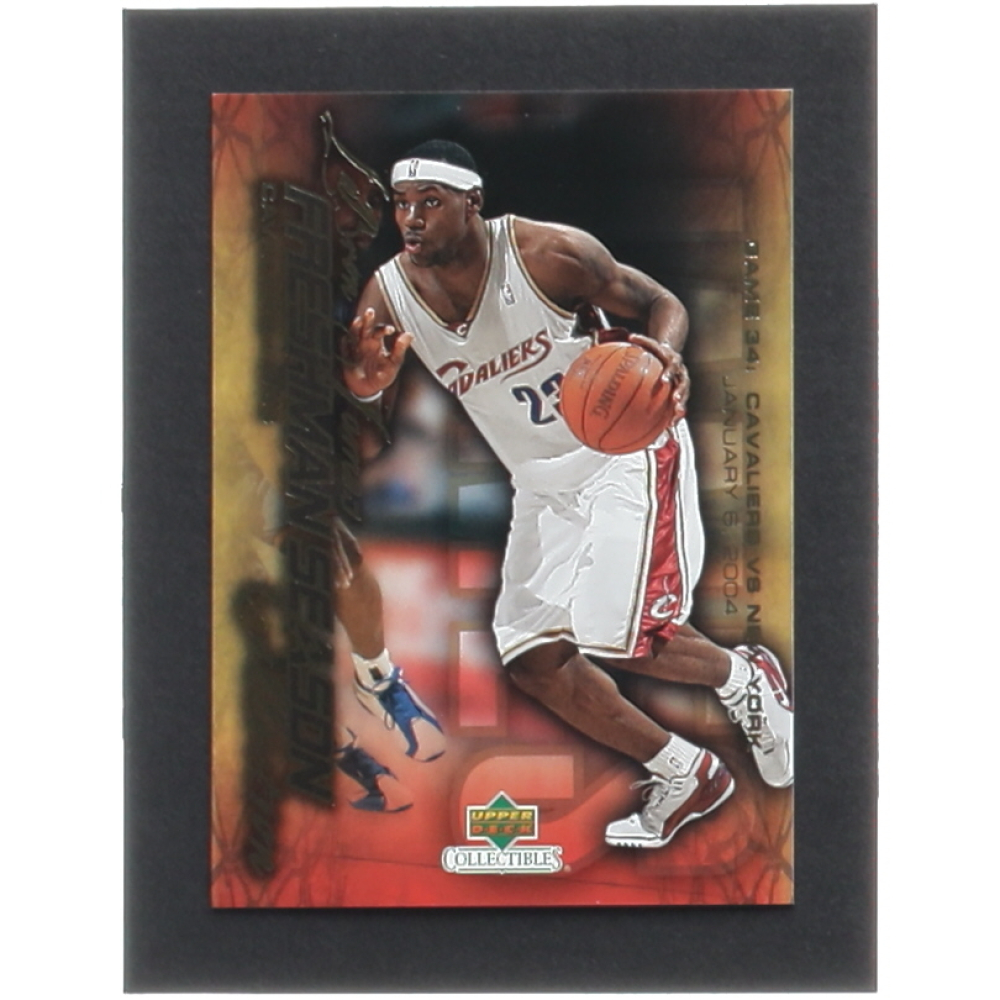 2004 upper deck lebron james card