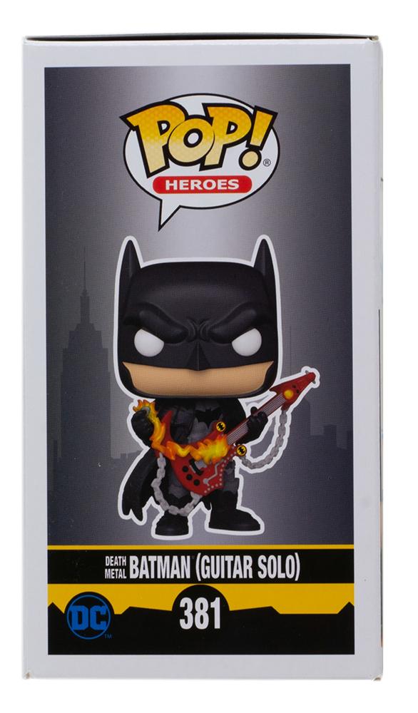 Val Kilmer Signed Batman #381 Death Metal Batman (Guitar Solo) Funko Pop! Vinyl Figure (JSA) at PristineAuction.com Val Kilmer Signed Batman #381 Death Metal Batman (Guitar Solo) Funko Pop! Vinyl Figure (JSA) at PristineAuction.com