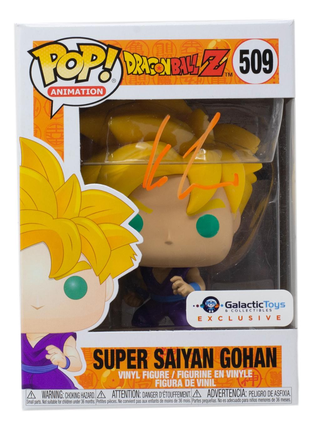 Kyle Hebert Signed "Dragon Ball Z" #509 Super Saiyan Gohan Funko Pop! Vinyl Figure (JSA) at PristineAuction.com Kyle Hebert Signed "Dragon Ball Z" #509 Super Saiyan Gohan Funko Pop! Vinyl Figure (JSA) at PristineAuction.com