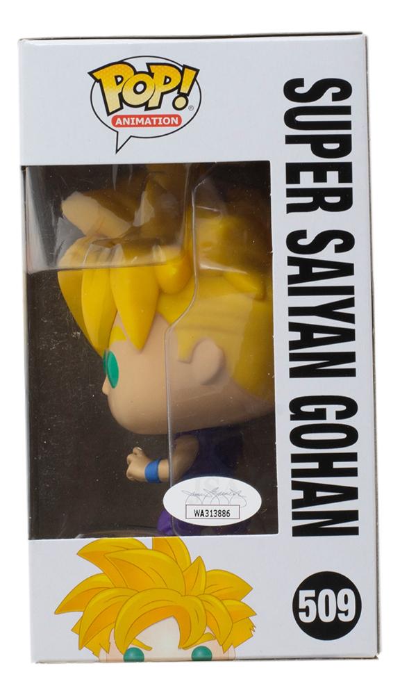 Kyle Hebert Signed "Dragon Ball Z" #509 Super Saiyan Gohan Funko Pop! Vinyl Figure (JSA) at PristineAuction.com Kyle Hebert Signed "Dragon Ball Z" #509 Super Saiyan Gohan Funko Pop! Vinyl Figure (JSA) at PristineAuction.com