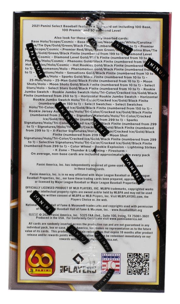 2021 Panini Select Baseball Blaster Box with (3) Packs at PristineAuction.com 2021 Panini Select Baseball Blaster Box with (3) Packs at PristineAuction.com