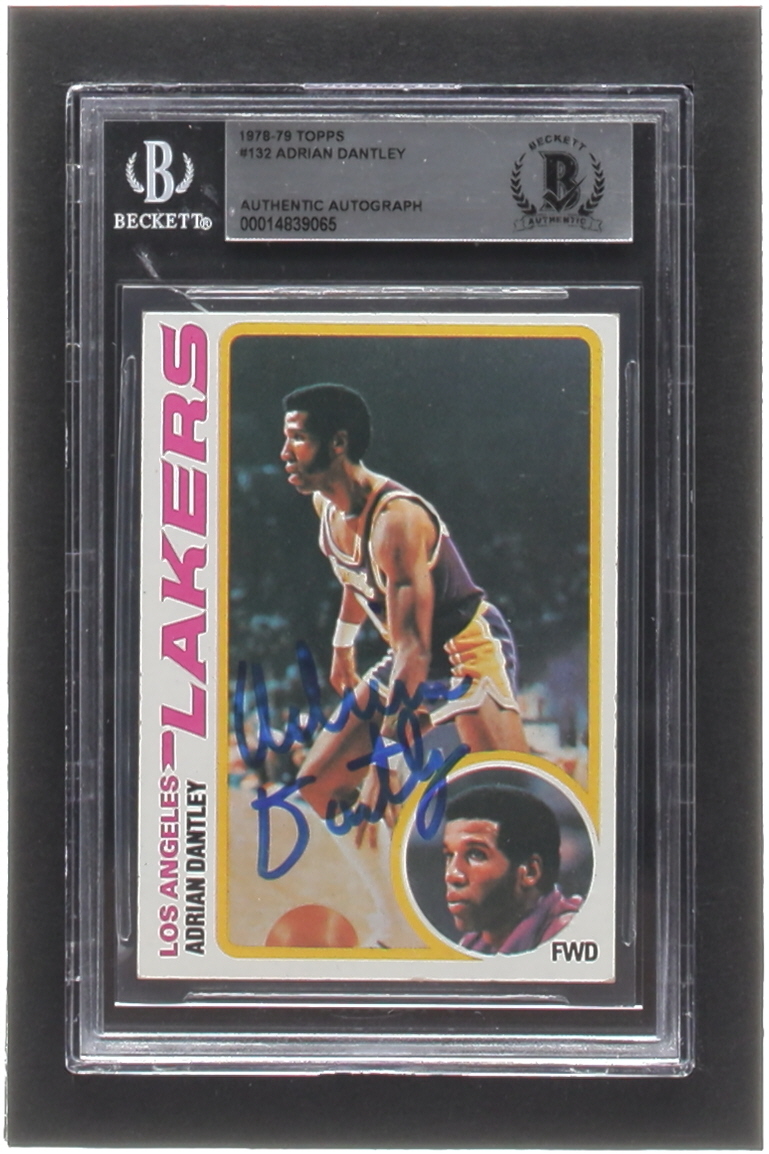 Adrian Dantley Signed 1978-79 Topps #132 (BGS) at PristineAuction.com Adrian Dantley Signed 1978-79 Topps #132 (BGS) at PristineAuction.com