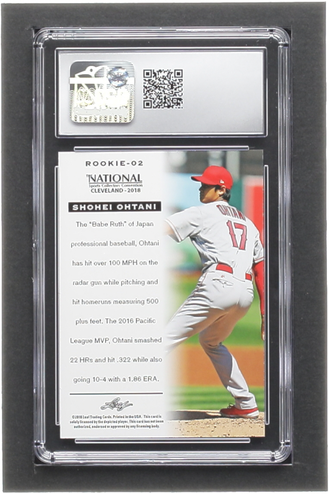 2018 Leaf Rare National VIP Shohei Ohtani Short Print RC3 Rookies – 25 Card Lot – Ungraded Mint