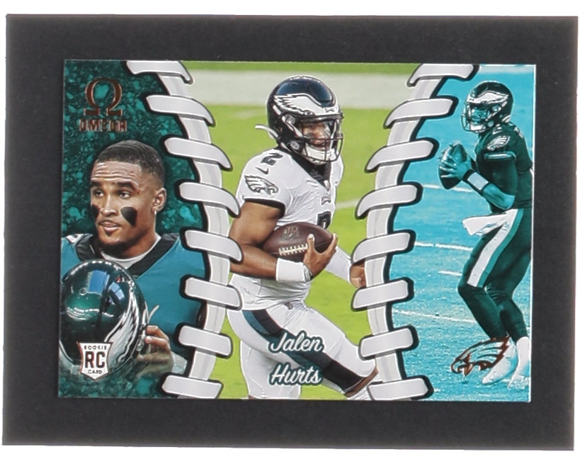 Jalen Hurts 2020 Omega #5 RC at PristineAuction.com Jalen Hurts 2020 Omega #5 RC at PristineAuction.com