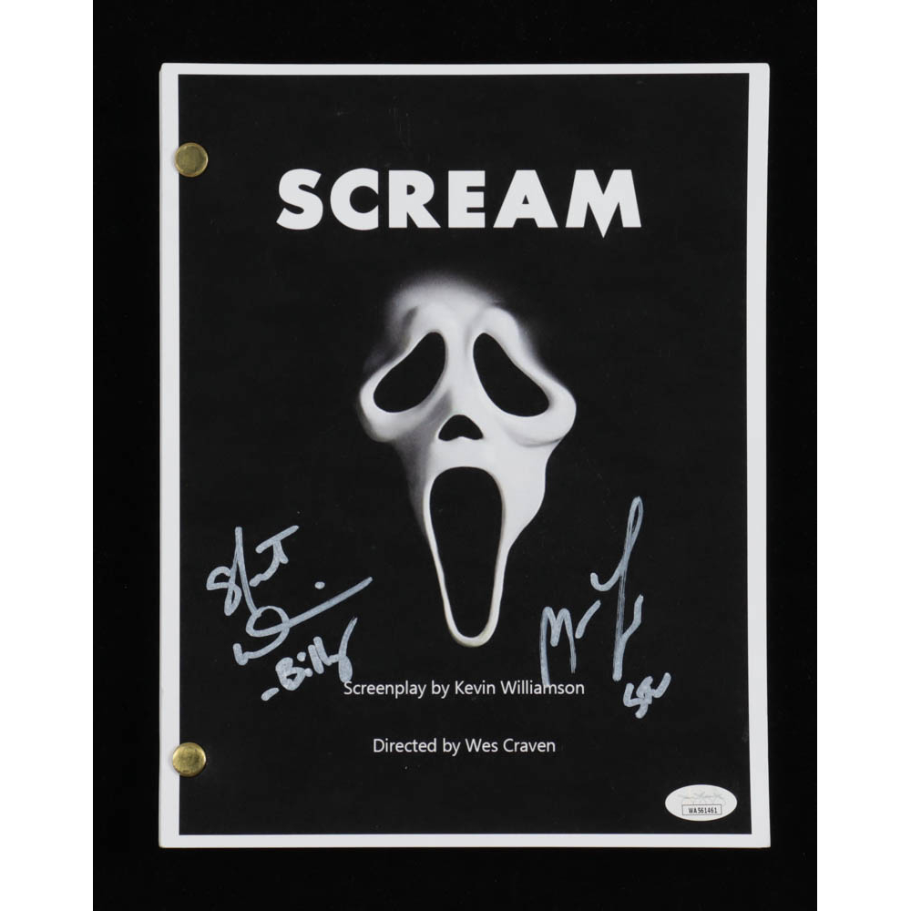 Skeet Ulrich & Matthew Lillard Signed "Scream" Movie Script Inscribed ...