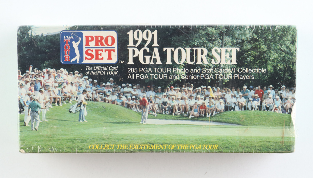 1991 Pro Set PGA Tour Golf Complete Factory Set of (285) Golf Cards at PristineAuction.com 1991 Pro Set PGA Tour Golf Complete Factory Set of (285) Golf Cards at PristineAuction.com