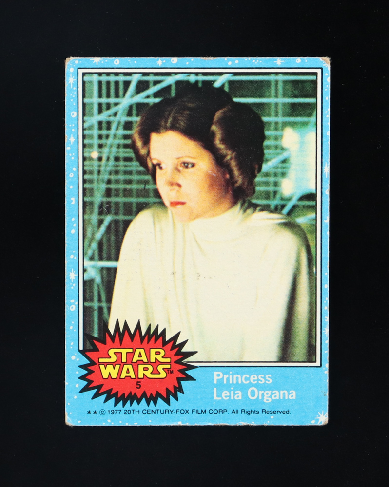 Princess Chee 1977 O-Pee-Chee Star Wars Princess Leia Organa #5 | Pristine Auction