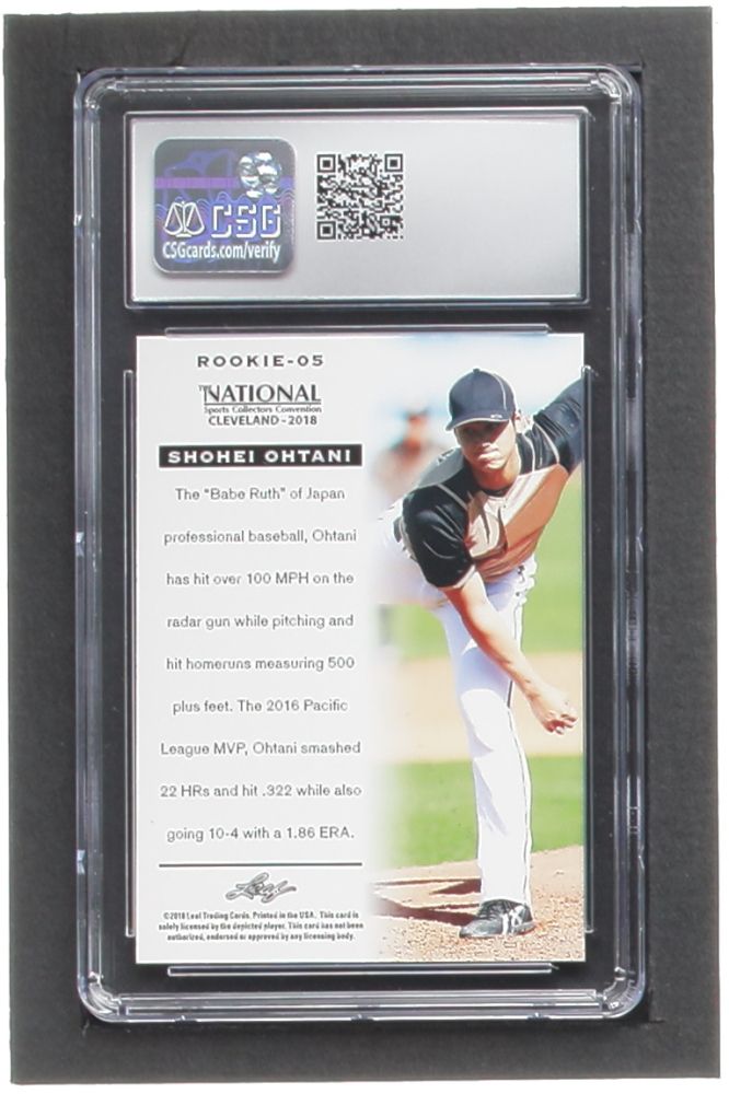 2018 Leaf National VIP Shohei Ohtani Short Print RC3 Rookie – Lot Of 25 Cards