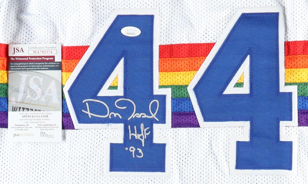 Dan Issel Signed Jersey Inscribed "HOF '93" (JSA) at PristineAuction.com Dan Issel Signed Jersey Inscribed "HOF '93" (JSA) at PristineAuction.com