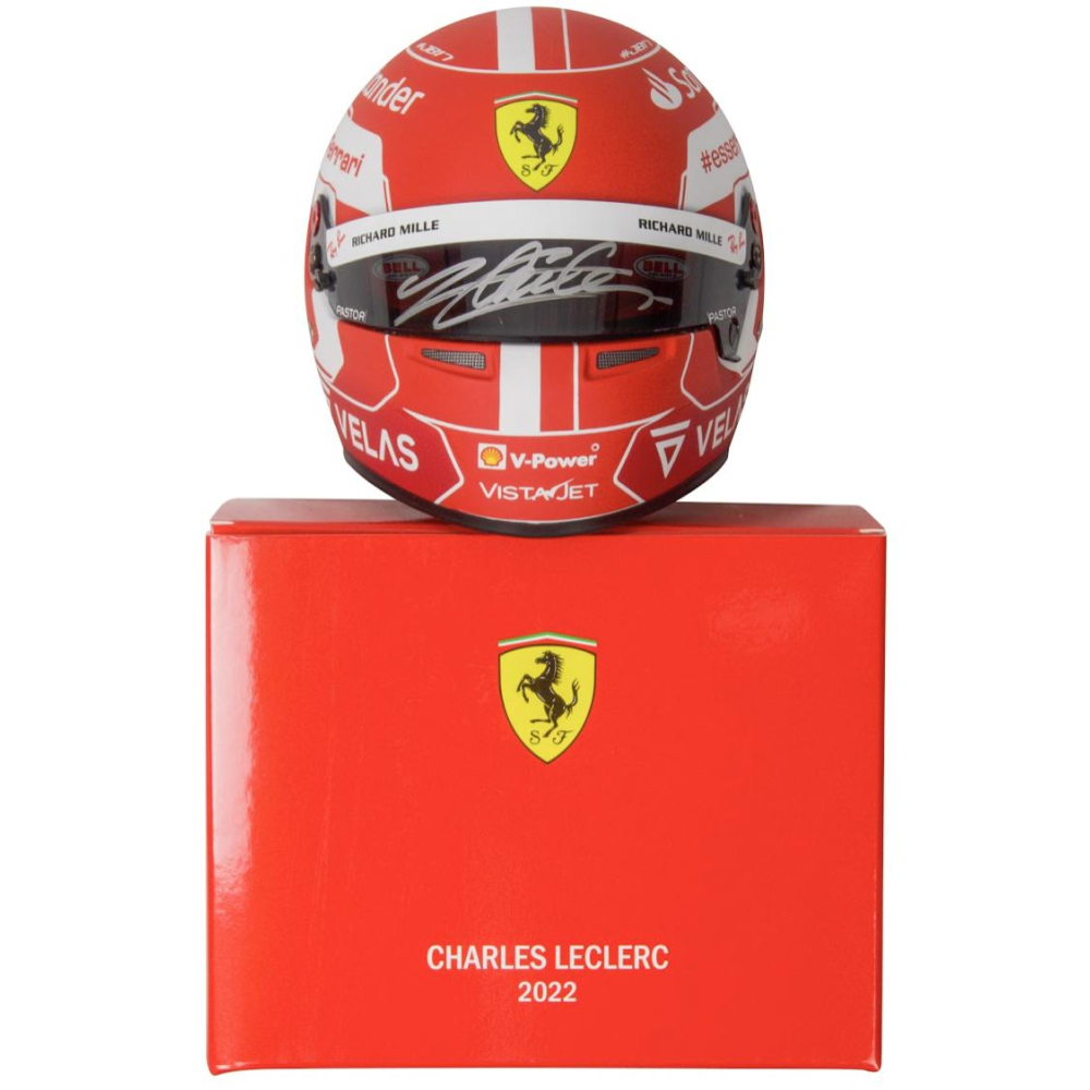 Charles Leclerc Signed Ferrari Mini Racing Helmet Beckett Pristine charles-leclerc-signed-ferrari-mini-racing-helmet-beckett-pristine