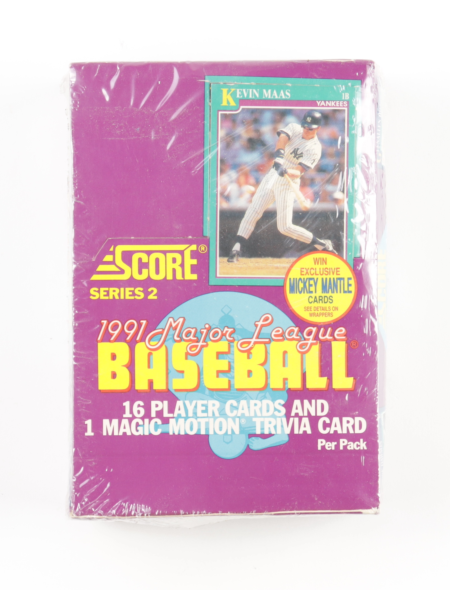 1991 Score Series 2 Baseball Box with (36) Packs at PristineAuction.com 1991 Score Series 2 Baseball Box with (36) Packs at PristineAuction.com