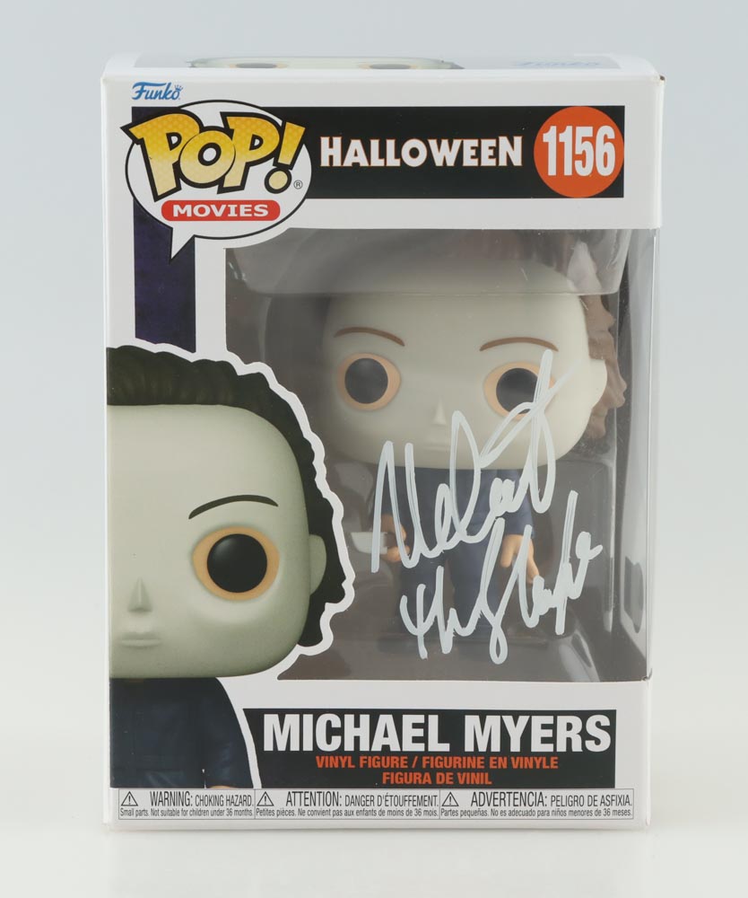 Nick Castle Signed "Halloween" #1156 Michael Myers Funko Pop! Vinyl Figure Inscribed "The Shape" (Beckett) at PristineAuction.com Nick Castle Signed "Halloween" #1156 Michael Myers Funko Pop! Vinyl Figure Inscribed "The Shape" (Beckett) at PristineAuction.com