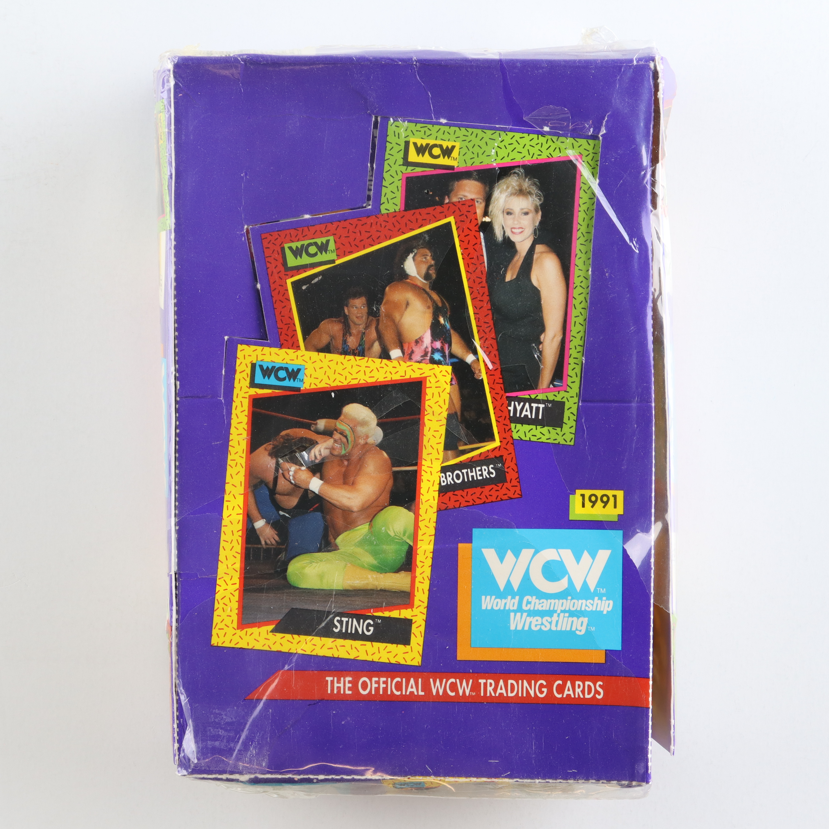1991 Impel WCW Wrestling Box with (36) Packs at PristineAuction.com 1991 Impel WCW Wrestling Box with (36) Packs at PristineAuction.com
