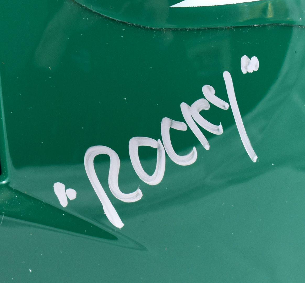 Vince Papale Signed Eagles Full-Size Throwback Speed Helmet Inscribed "Rocky" & "Invincible" (Beckett) at PristineAuction.com Vince Papale Signed Eagles Full-Size Throwback Speed Helmet Inscribed "Rocky" & "Invincible" (Beckett) at PristineAuction.com