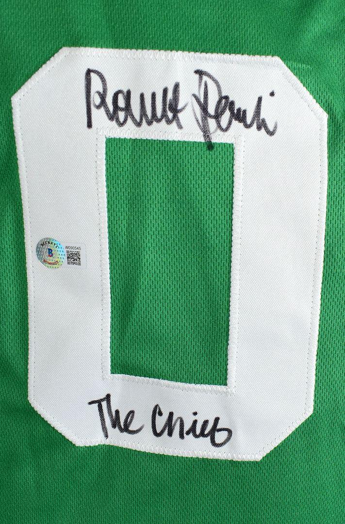 Robert Parish Signed Jersey Inscribed "The Chief" (Beckett) at PristineAuction.com Robert Parish Signed Jersey Inscribed "The Chief" (Beckett) at PristineAuction.com