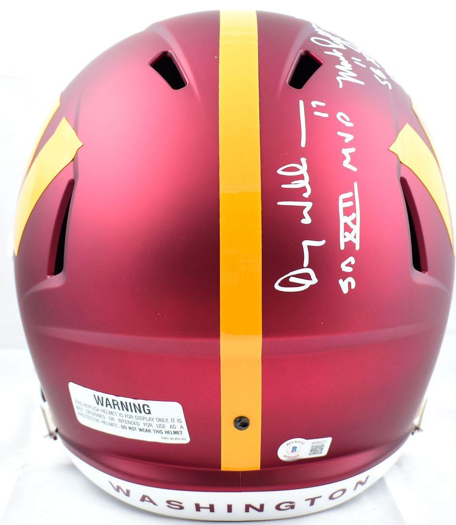 John Riggins, Doug Williams, & Mark Rypien Signed Commanders Full-Size Speed Helmet With (3) Super Bowl Inscriptions (Beckett) at PristineAuction.com John Riggins, Doug Williams, & Mark Rypien Signed Commanders Full-Size Speed Helmet With (3) Super Bowl Inscriptions (Beckett) at PristineAuction.com