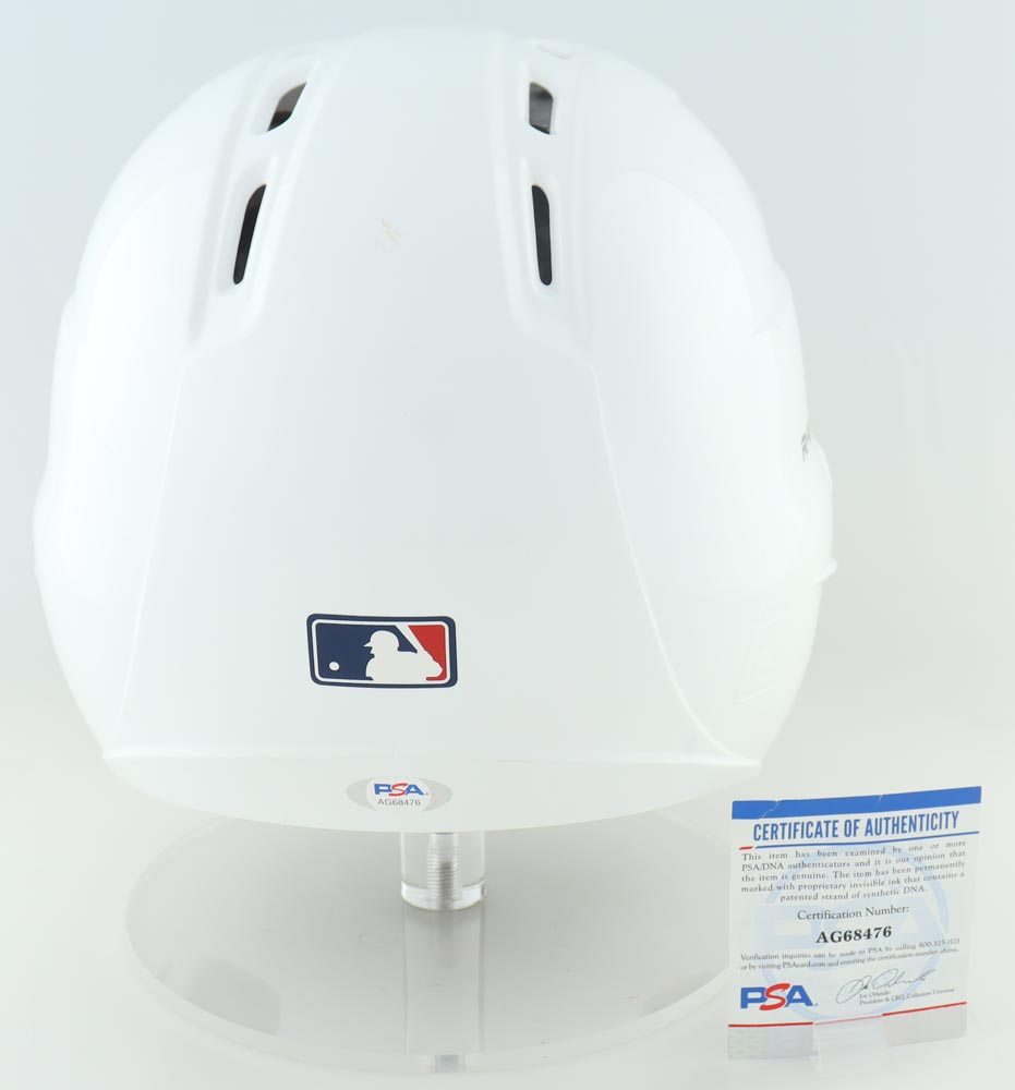 Joe Maddon Signed Cubs 2016 World Series Full-Size Batting Helmet (PSA) at PristineAuction.com Joe Maddon Signed Cubs 2016 World Series Full-Size Batting Helmet (PSA) at PristineAuction.com