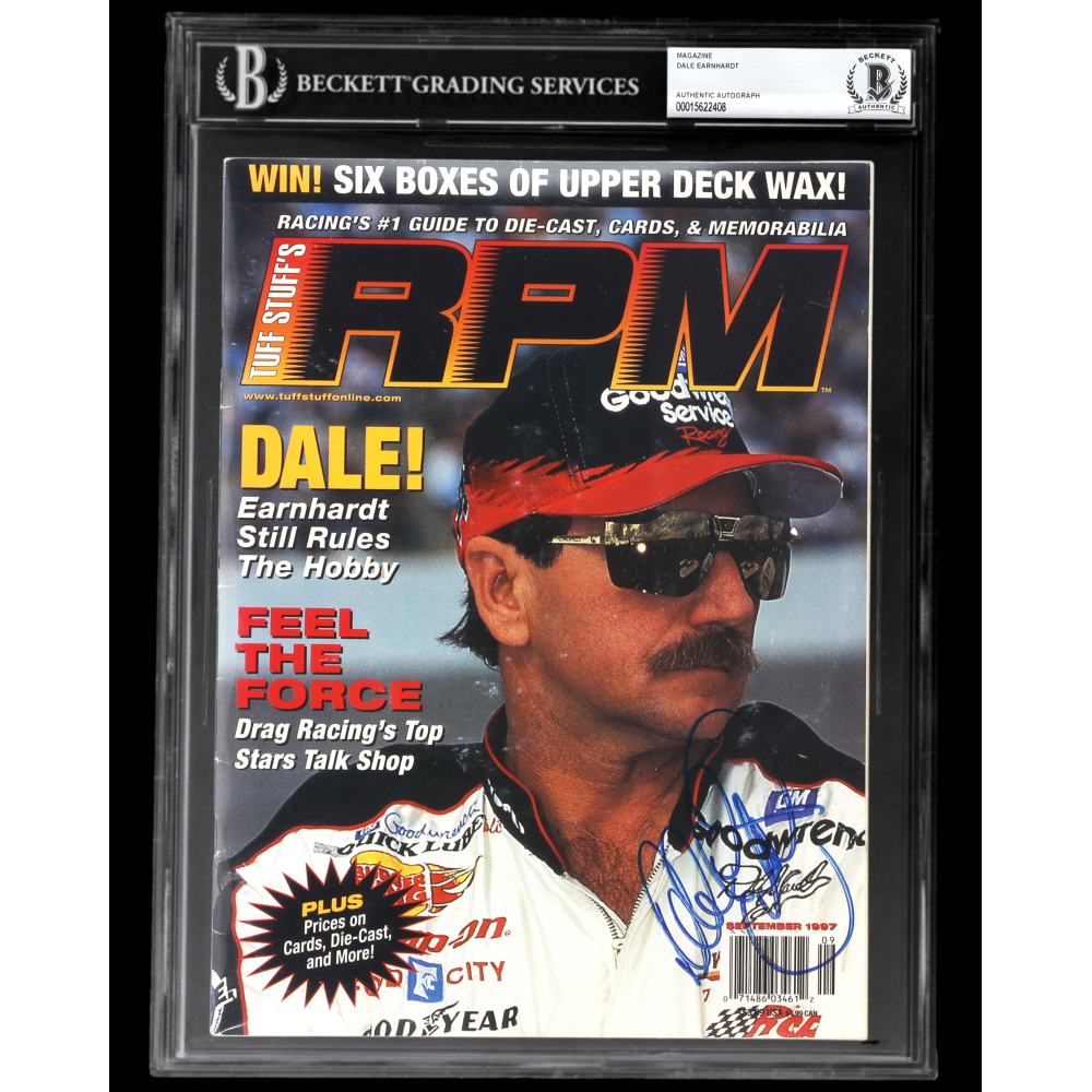 Dale Earnhardt Sr. Signed 1997 RPM Magazine (BGS) Pristine Auction