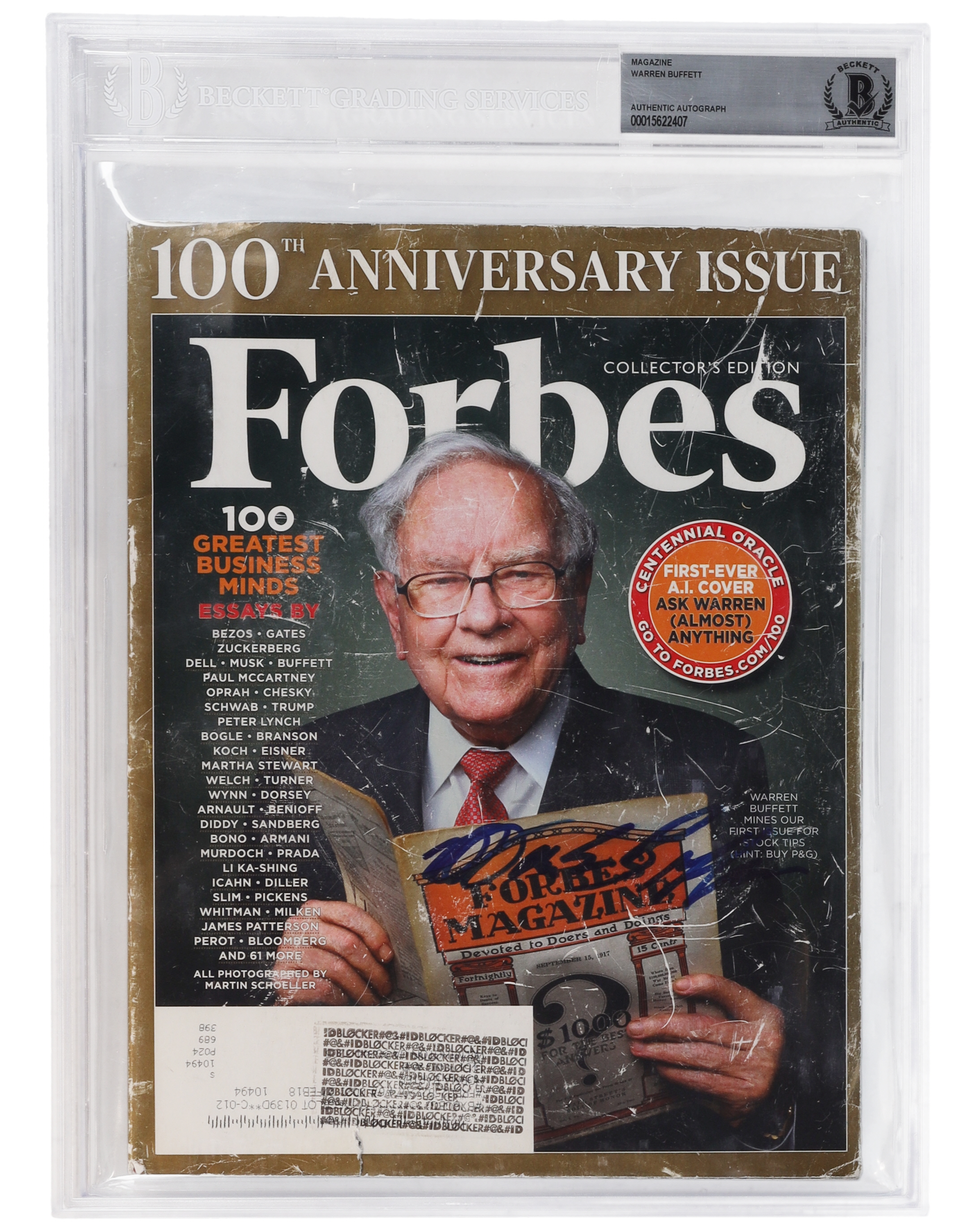Warren Buffett Signed Forbes Magazine (BGS) at PristineAuction.com Warren Buffett Signed Forbes Magazine (BGS) at PristineAuction.com