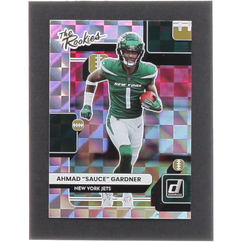 Ahmad "Sauce" Gardner 2022 Donruss The Rookies 27 Pristine Auction