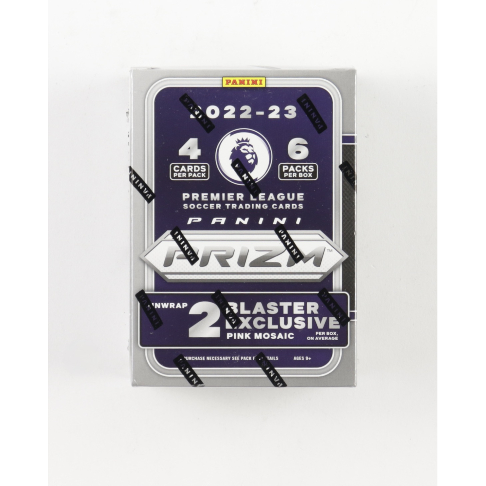 2022-23 Panini Prizm Premier League EPL Soccer with (6) Packs at PristineAuction.com