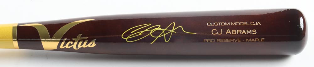 CJ Abrams Signed Victus Player Model Baseball Bat (JSA) at PristineAuction.com CJ Abrams Signed Victus Player Model Baseball Bat (JSA) at PristineAuction.com