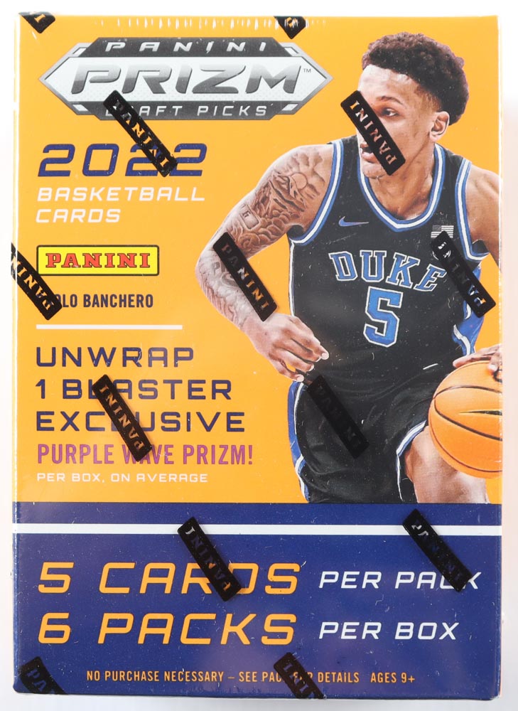 2022-23 Panini Prizm Draft Picks Basketball Blaster Box with (6) Packs at PristineAuction.com 2022-23 Panini Prizm Draft Picks Basketball Blaster Box with (6) Packs at PristineAuction.com