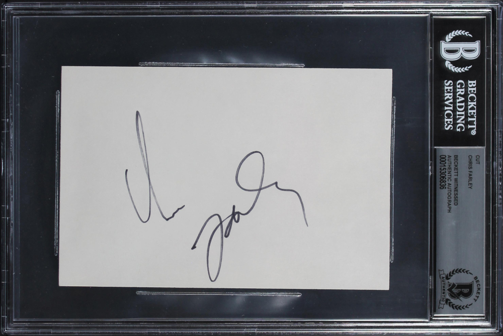 CHRIS FARLEY Signed Autographed COA Hologram main image 0