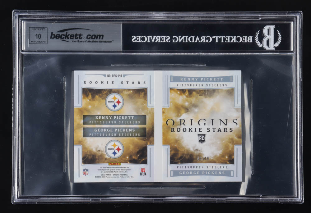 Pickens / Kenny Pickett 2022 Panini Origins Rookie Stars Dual